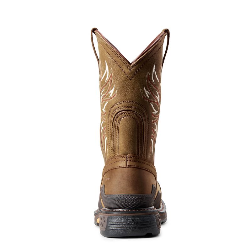 Ariat OverDrive Wide Square Toe Composite Toe Muške Radne Čizme Smeđe | HR-701756