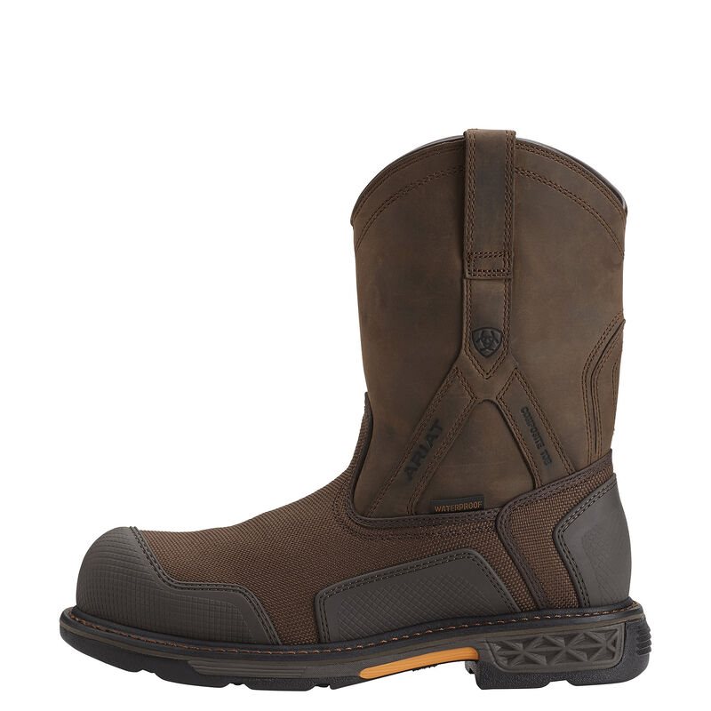 Ariat OverDrive XTR Waterproof Composite Toe Muške Radne Čizme Smeđe | HR-699160