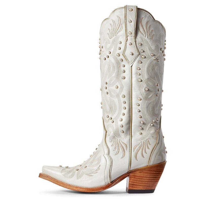 Ariat Pearl Ženske Zapadnjačke Čizme Bijele | HR-852655