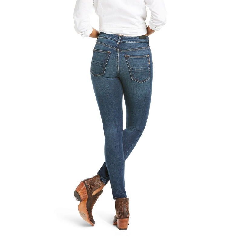 Ariat Premium High Rise Skinny Jean Stretch Ženske Hlače Tamnoplave Plave | HR-203527