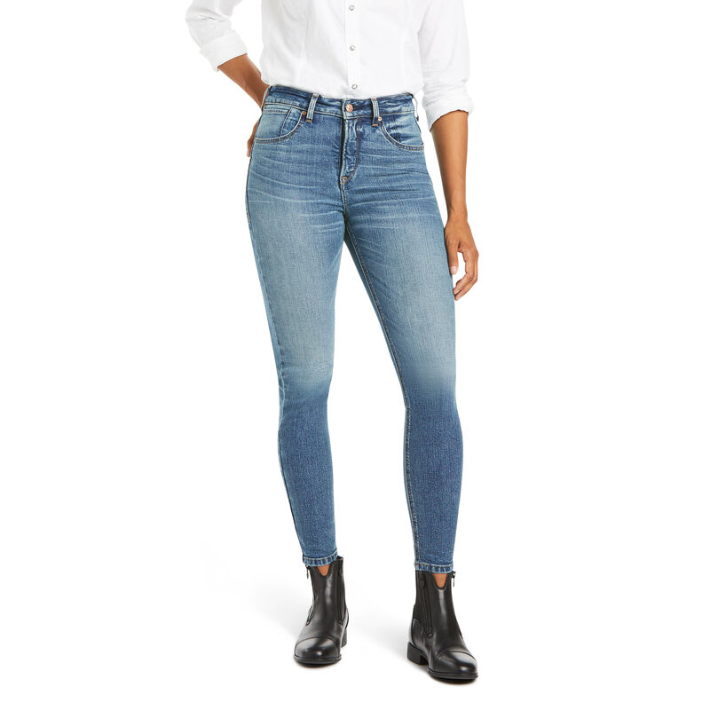 Ariat Premium High Rise Skinny Jean Stretch Ženske Hlače Plave | HR-521975