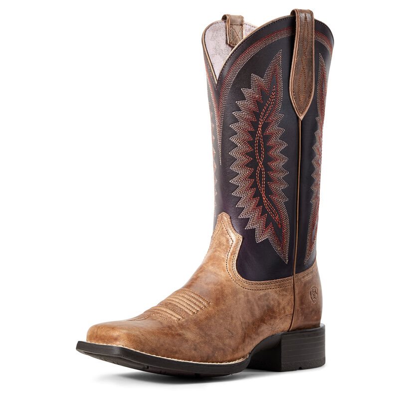 Ariat Quickdraw Legacy Ženske Čizme Za Kaubojku Smeđe Sive Ljubičaste | HR-573940