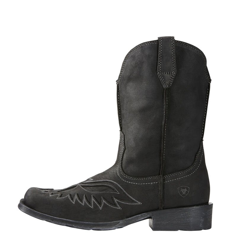 Ariat Rambler Renegade Muške Zapadnjačke Čizme Crne | HR-901161