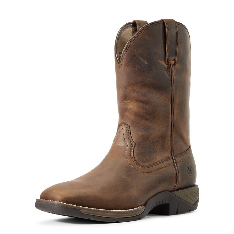 Ariat Ranch Work Muške Kaubojske Čizme Smeđe | HR-890409