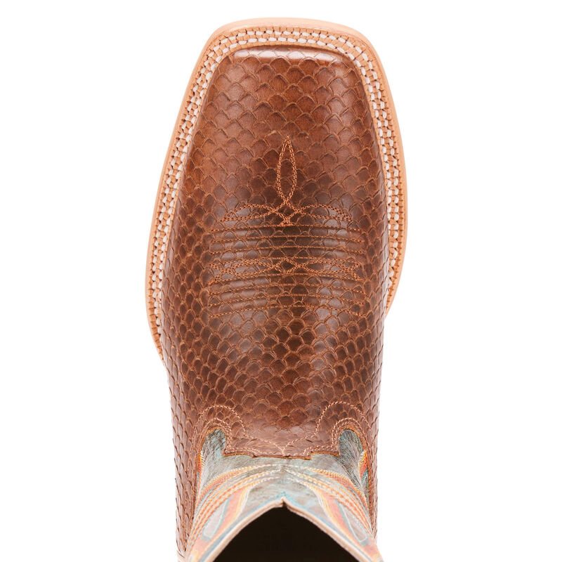 Ariat Range Boss Muške Kaubojske Čizme Smeđe Zelene | HR-922616