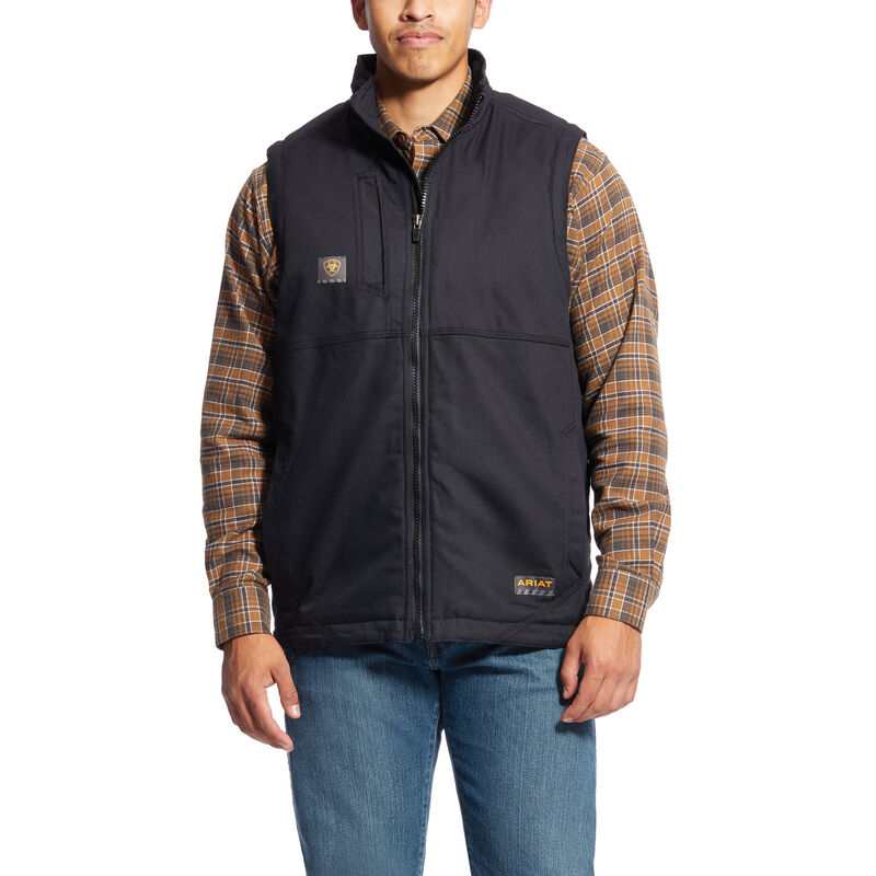 Ariat Rebar DuraCanvas Vest Muške Prsluk Crne | HR-527247