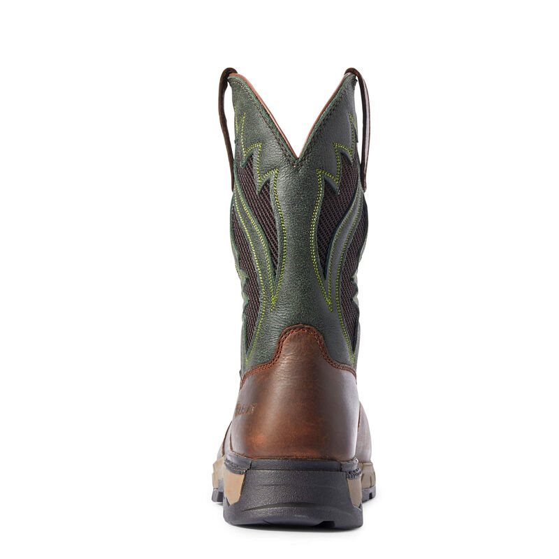 Ariat Rebar Flex Western VentTEK Composite Toe Muške Radne Čizme Smeđe | HR-339379