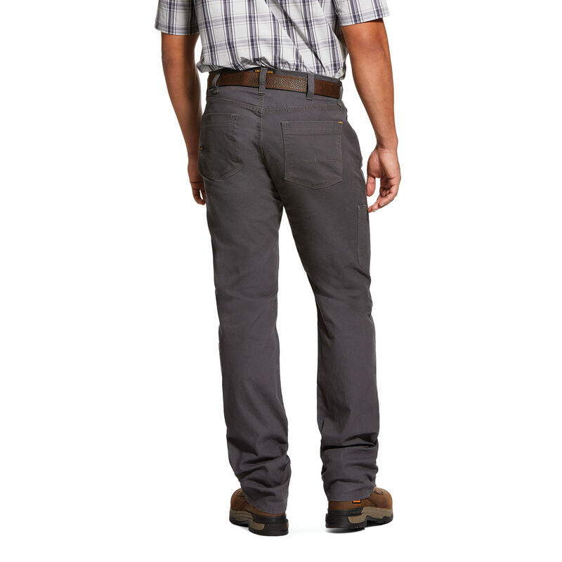 Ariat Rebar M4 Low Rise DuraStretch Made Tough Stackable Straight Leg Muške Hlače Sive | HR-607731