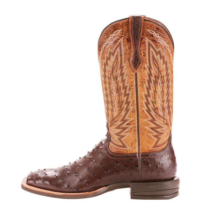 Ariat Relentless Platinum Muške Zapadnjačke Čizme Crvene Smeđe | HR-047318