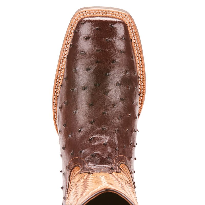 Ariat Relentless Platinum Muške Zapadnjačke Čizme Crvene Smeđe | HR-047318