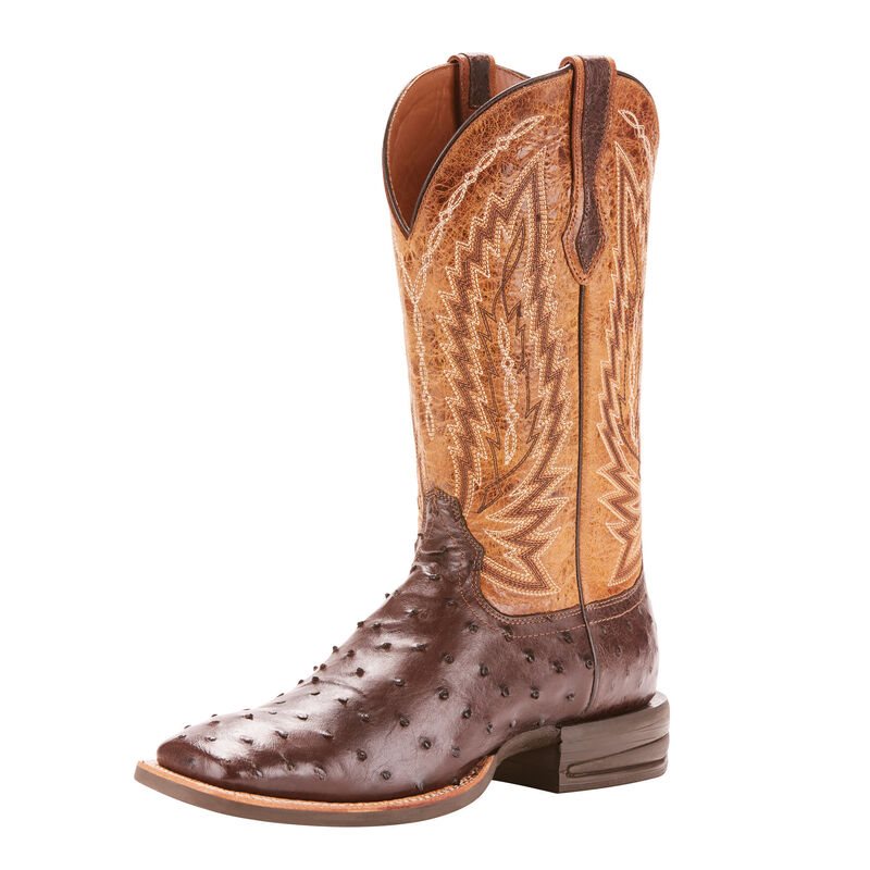 Ariat Relentless Platinum Muške Zapadnjačke Čizme Crvene Smeđe | HR-047318