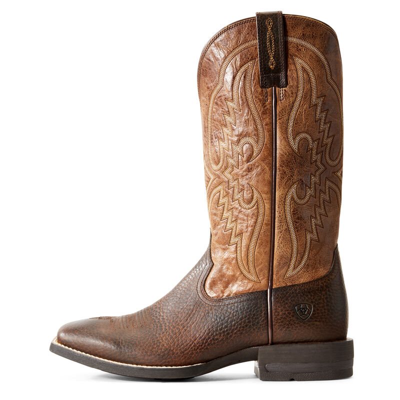 Ariat Round Pen Muške Kaubojske Čizme Bakrene Smeđe | HR-321470