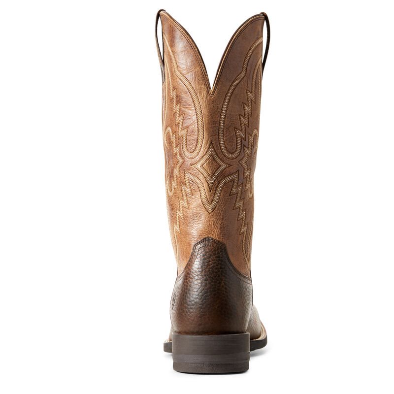 Ariat Round Pen Muške Kaubojske Čizme Bakrene Smeđe | HR-321470