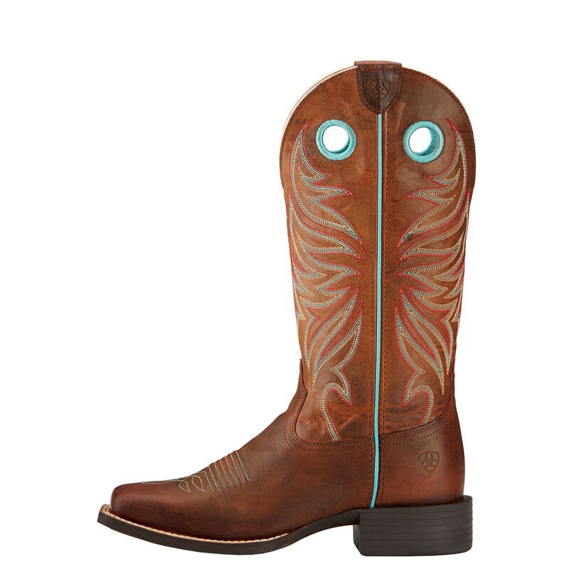 Ariat Round Up Ryder Ženske Čizme Za Kaubojku Bakrene | HR-572724