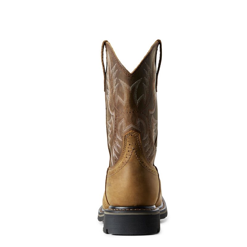 Ariat Sierra Wide Square Toe Muške Radne Čizme Smeđe | HR-824370