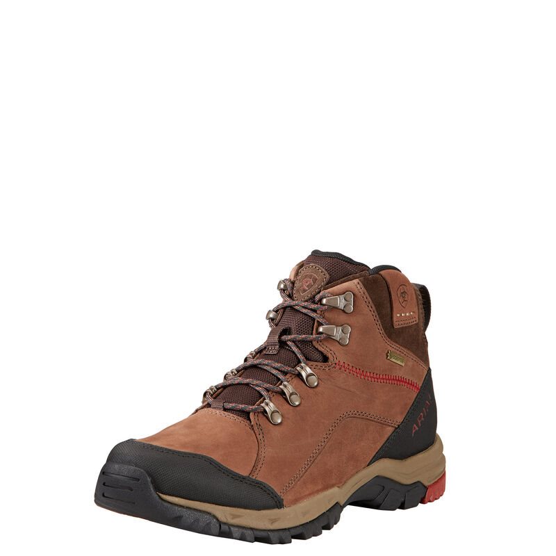 Ariat Skyline Mid Gore-Tex Muške Paddock Čizme Tamno Čokoladne | HR-079867