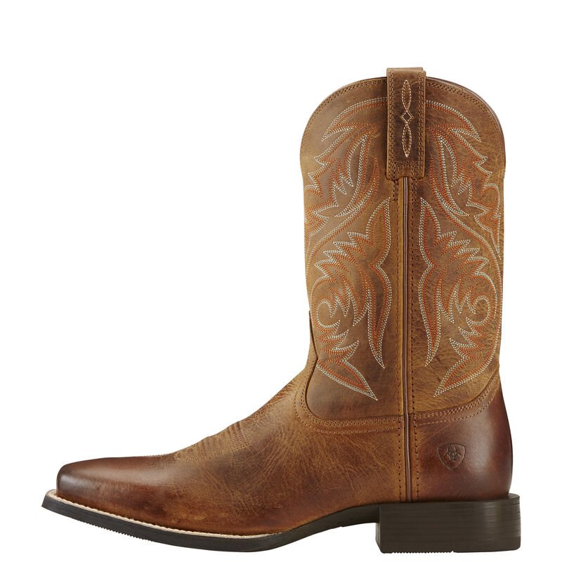 Ariat Sport Herdsman Muške Kaubojske Čizme Smeđe | HR-887640