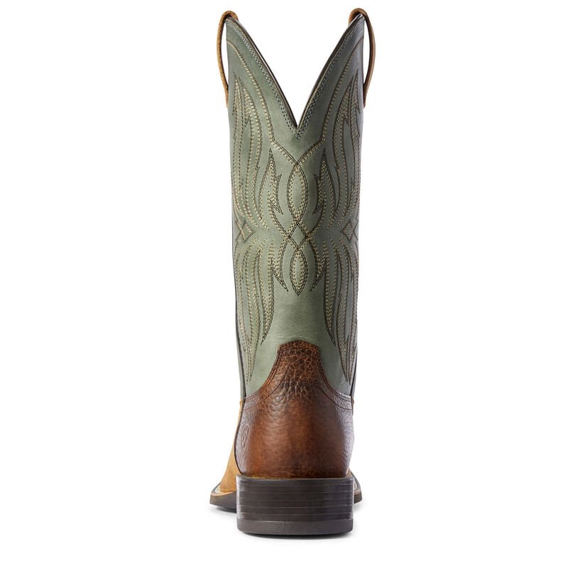 Ariat Sport Rustler Muške Kaubojske Čizme Smeđe Zelene | HR-354580