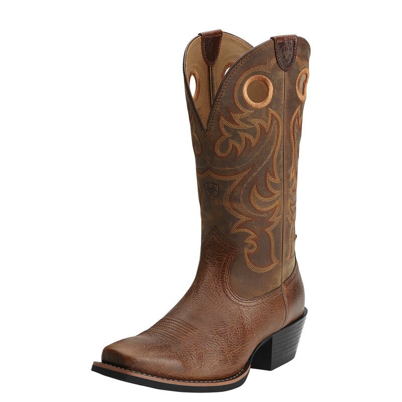 Ariat Sport Square Toe Muške Kaubojske Čizme Smeđe | HR-444924