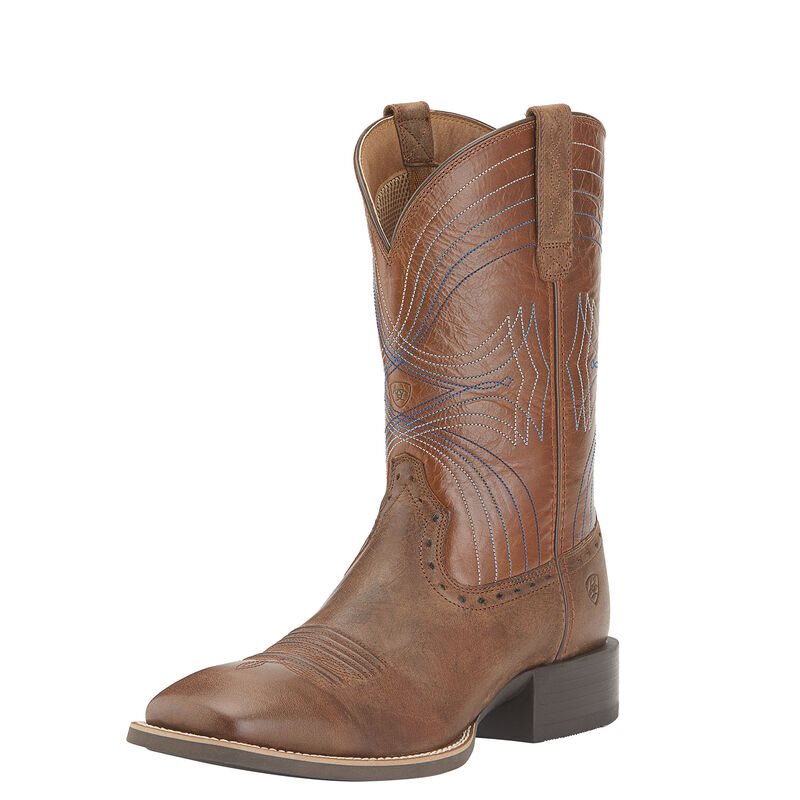 Ariat Sport Wide Square Toe Muške Kaubojske Čizme Bež | HR-416944