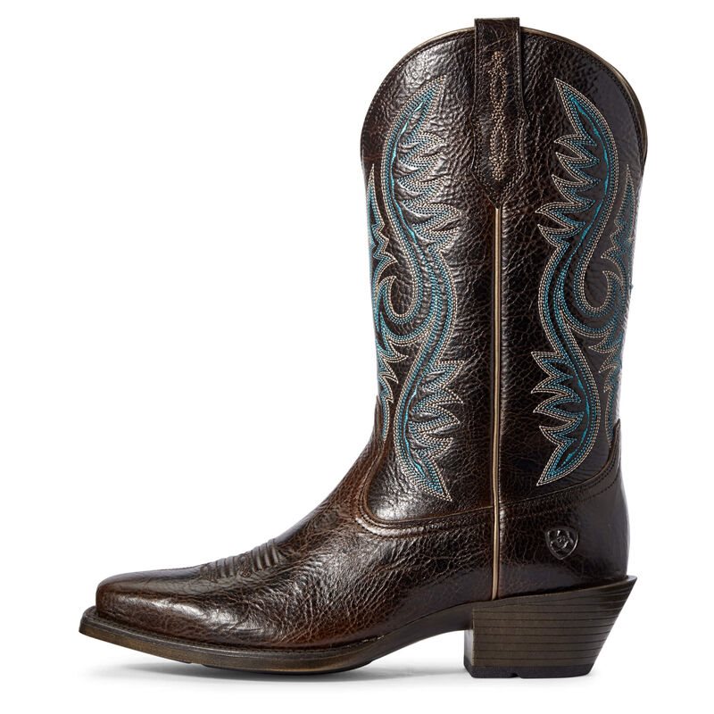 Ariat Sundown Ženske Čizme Za Kaubojku Čokoladne | HR-727856