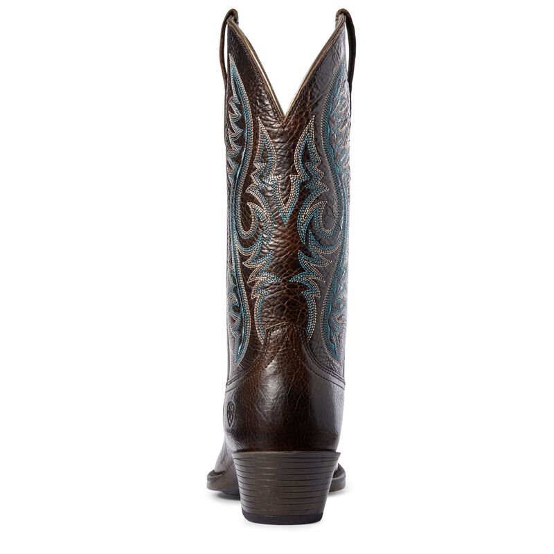 Ariat Sundown Ženske Čizme Za Kaubojku Čokoladne | HR-727856