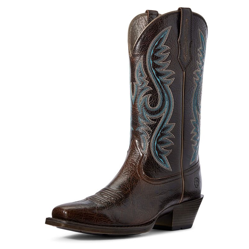 Ariat Sundown Ženske Čizme Za Kaubojku Čokoladne | HR-727856