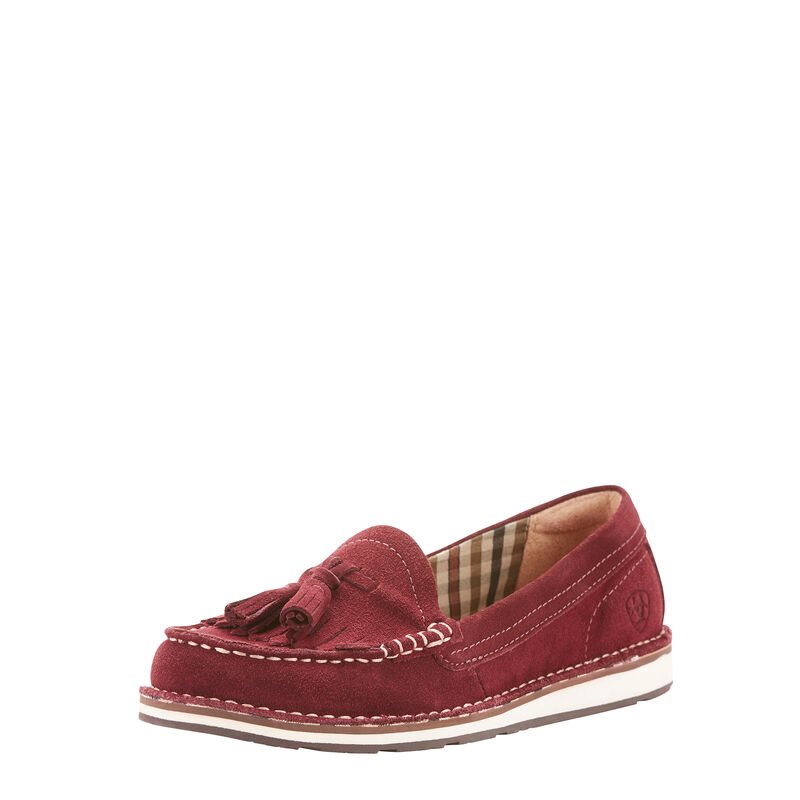 Ariat Tassel Cruiser Ženske Mokasinke Bordo | HR-733038