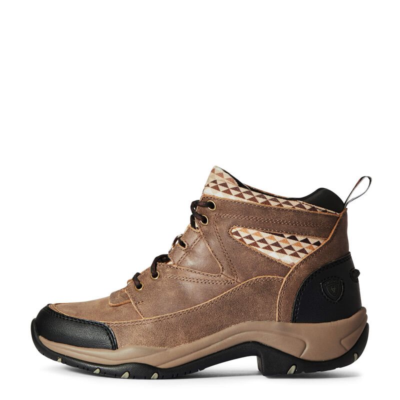 Ariat Terrain Boots Ženske Vanjske Čizme Smeđe Crne | HR-829568