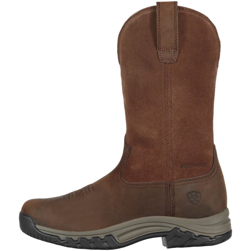 Ariat Terrain Pull On Waterproof Boots Ženske Vanjske Čizme Smeđe | HR-613358