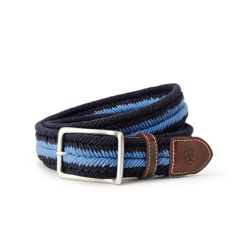 Ariat Three Rail Woven Belts Muške Remeni Plave | HR-139867