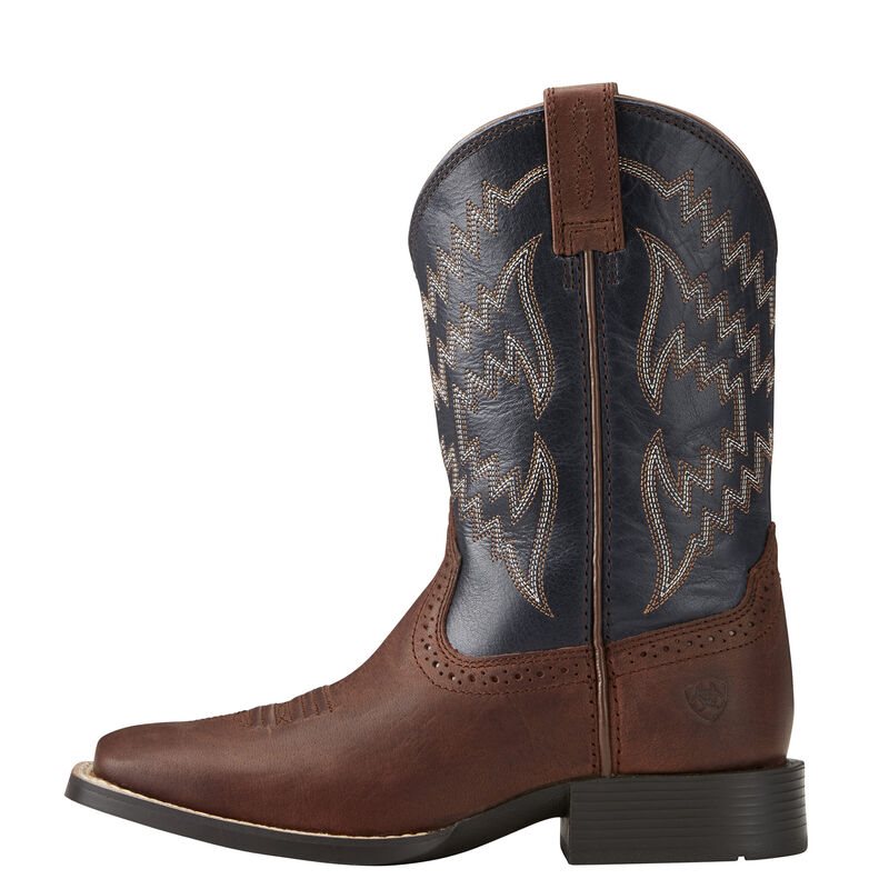 Ariat Tycoon Dječje Kaubojske Čizme Smeđe | HR-835602