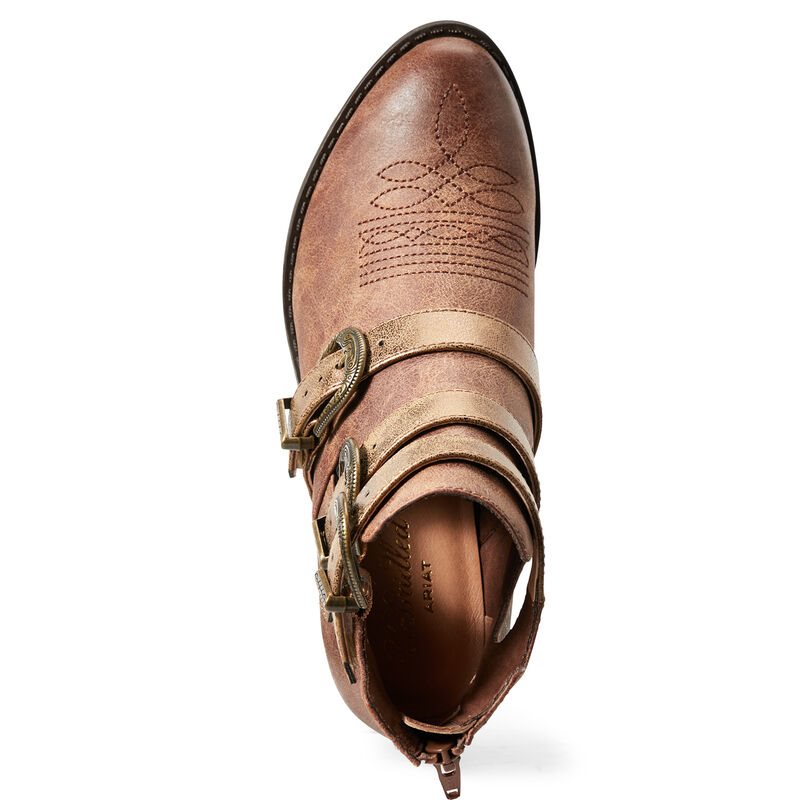 Ariat Unbridled Melody Ženske Zapadnjačke Čizme Smeđe | HR-352500