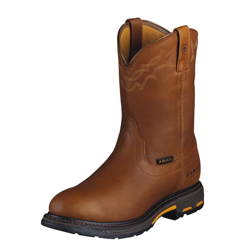 Ariat WorkHog Waterproof Muške Radne Čizme Smeđe | HR-268610